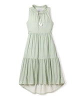 Juniper Leaves Luxe Pima Cotton Tiered Lounge Dress