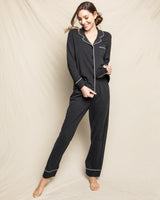 Luxe Pima Cotton Dark Heather Pajama Set