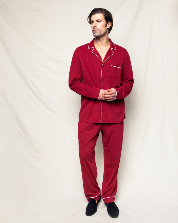 Luxe Pima Men's Bordeaux Pajama Set