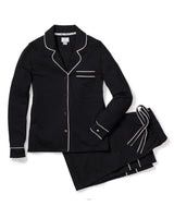 Luxe Pima Cotton Black Astaire Pajama Set