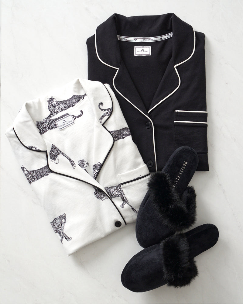 Women's Pima Astaire Pajama Set in Black