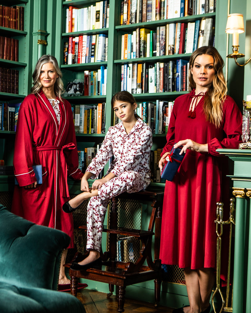 Luxe Pima Women's Bordeaux Robe