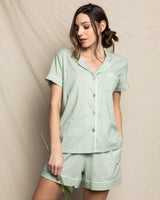 Juniper Leaves Luxe Pima Cotton Short Set
