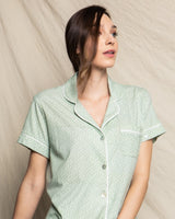 Juniper Leaves Luxe Pima Cotton Short Set
