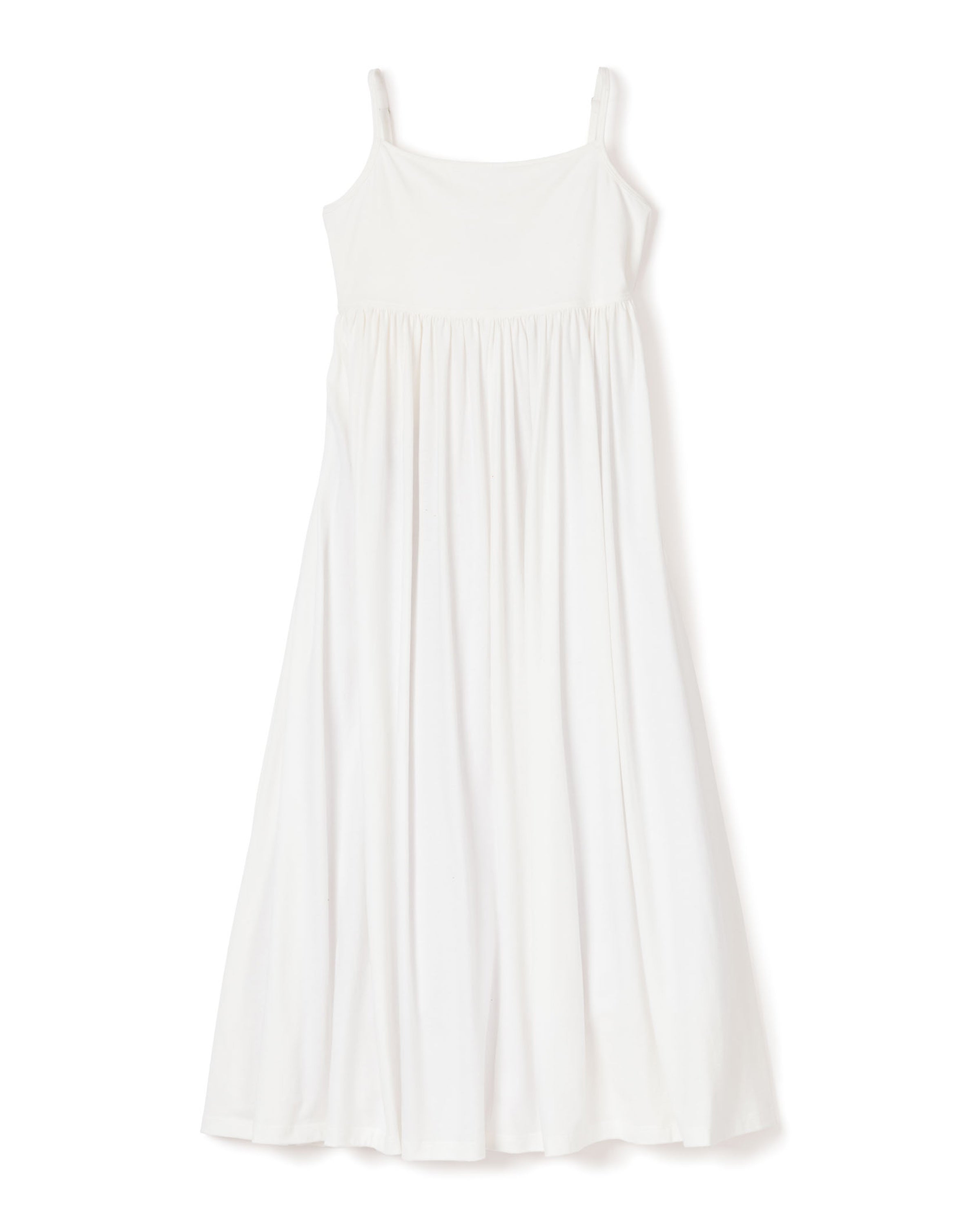 Women's Pima Serene Lounge Dress in White
