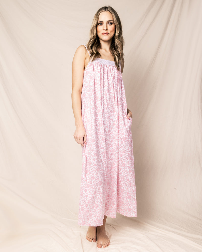 Women's Pima Camille Nightgown in Pink Sussex
