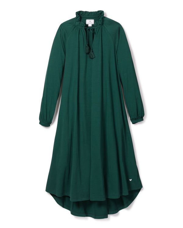 Luxe Pima Cotton Evergreen Garbo Nightgown