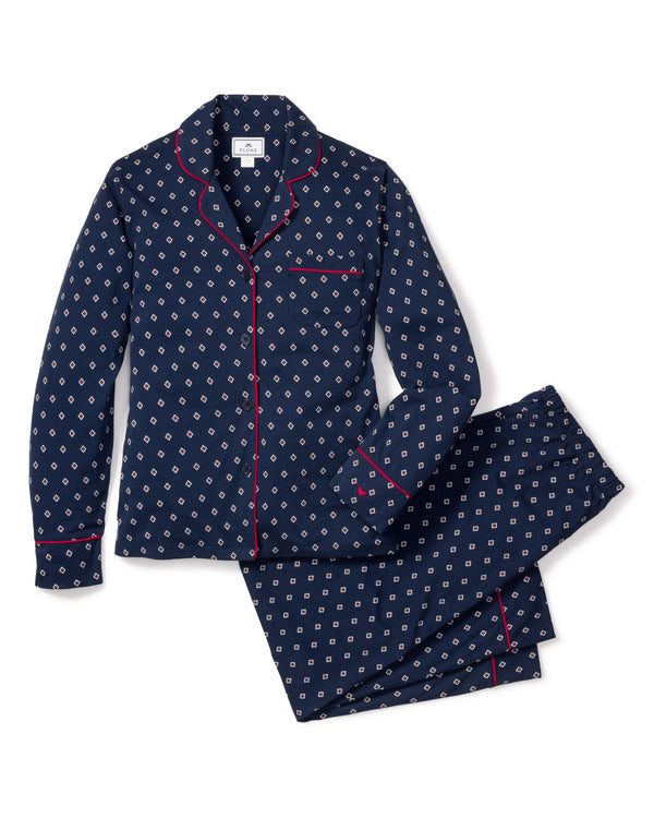 Luxe Pima Foulard Classic Pajama Set