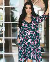 Luxe Pima Cotton Amalfi Floral Robe