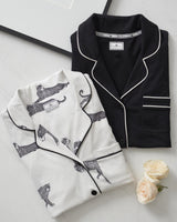 Luxe Pima Cotton Panthère de Paris Pajama Set