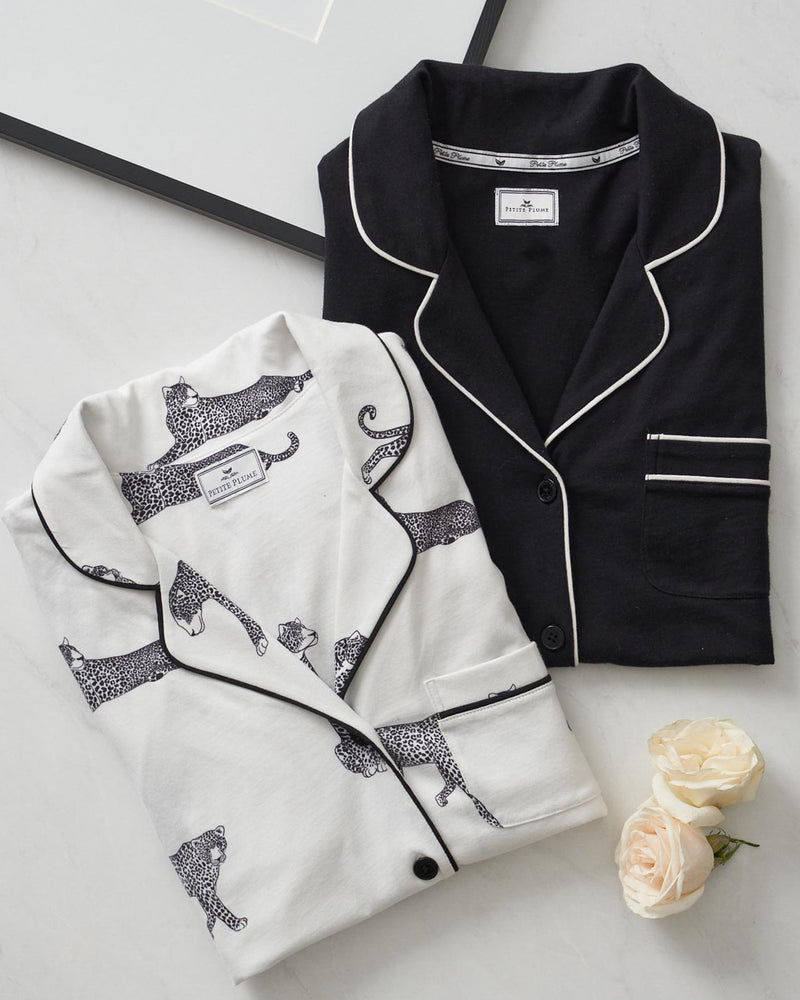 Luxe Pima Cotton Panthère de Paris Pajama Set
