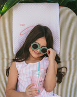 Colony Hotel x Petite Plume Children's Pink and White Stripe Amelie Nightgown