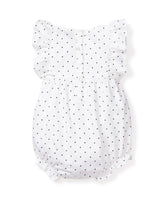 Pin Dots Ruffled Romper