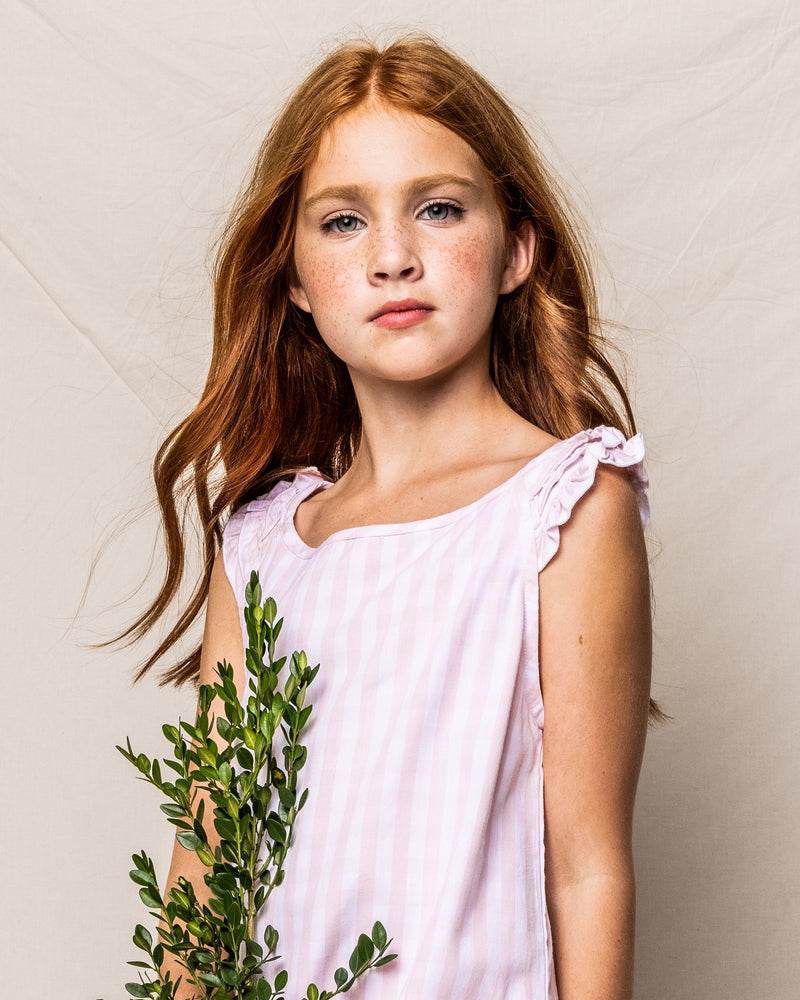 Children's Pink Gingham Amelie Short Set