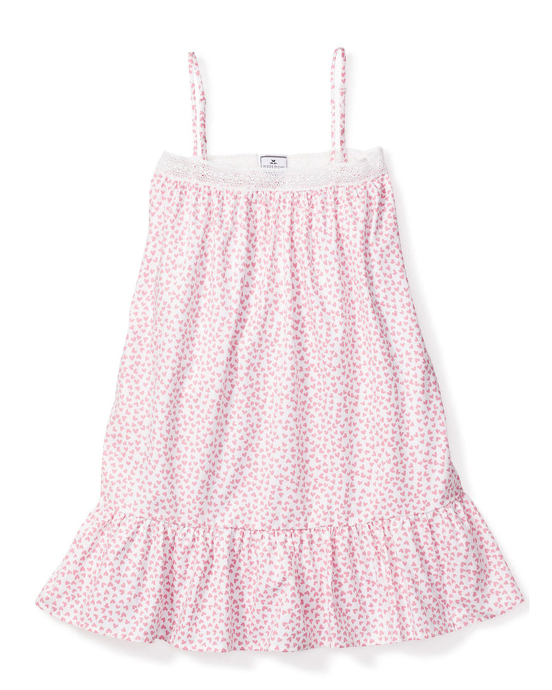 Girl's Twill Lily Nightgown in Sweethearts