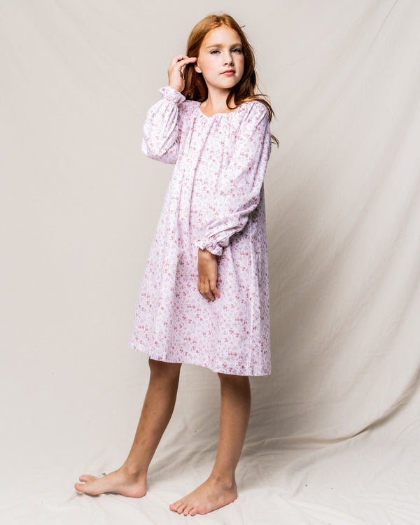 Girl's Twill Delphine Nightgown in Dorset Floral