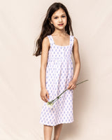 minnow x Petite Plume Botanical Block Print Charlotte Nightgown