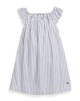 Children's Navy French Ticking Isabelle Nightgown