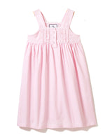 Children's Pink Seersucker Charlotte Nightgown