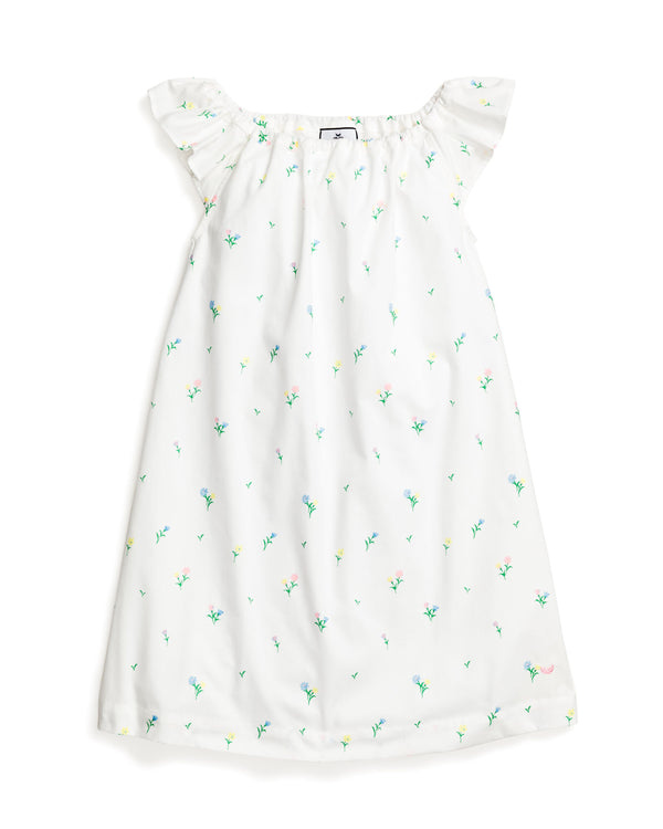 Kid's Twill Isabelle Nightgown in Tulips