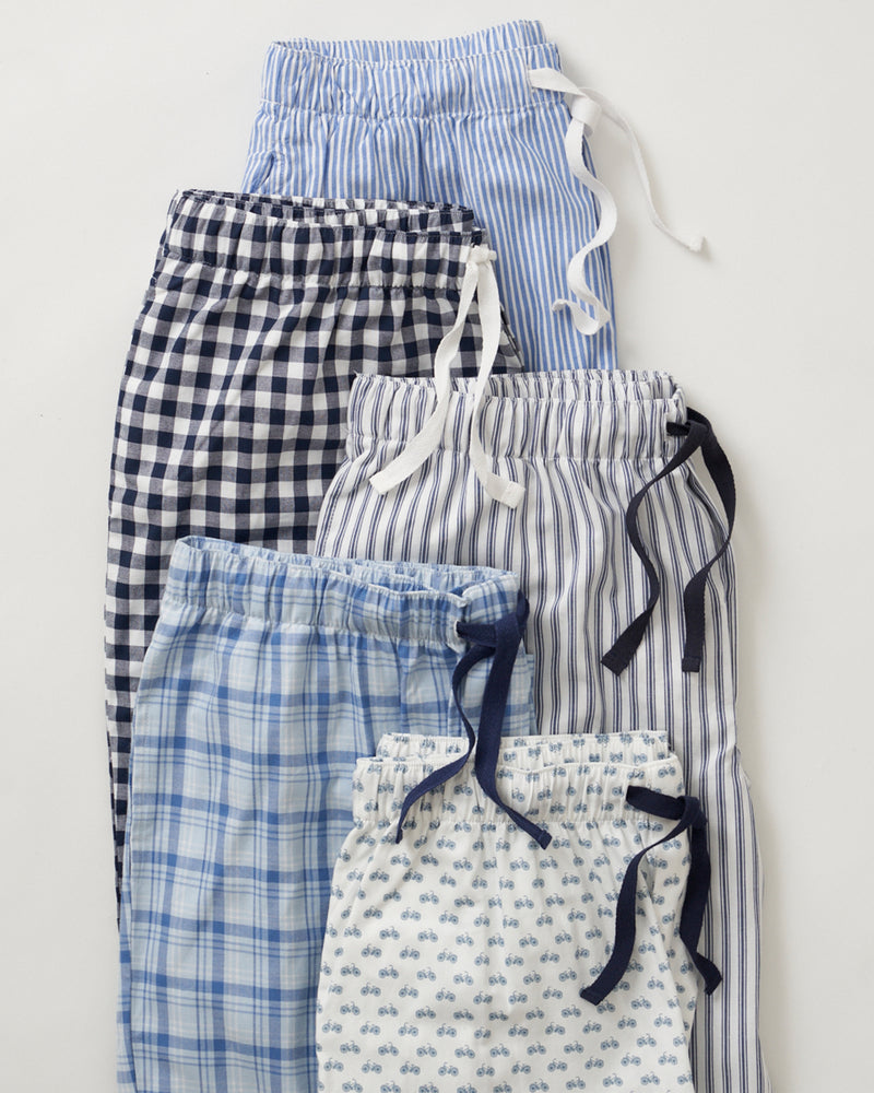 Men's Navy French Ticking Pants