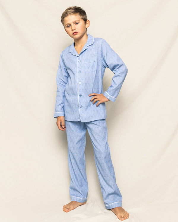 Kid's Twill Pajama Set in St. Andrews Tee Time