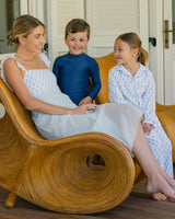 minnow x Petite Plume Botanical Block Print Pajama Set