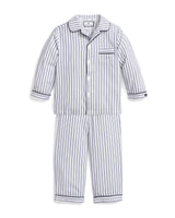 Children's Navy French Ticking Pajama Set
