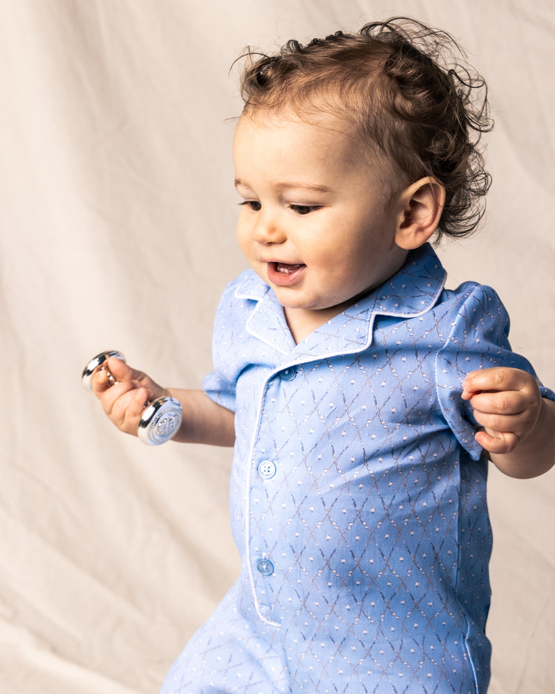 Baby's Twill Classic Romper in St. Andrews Tee Time