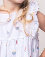 Birthday Wishes Ruffled Romper