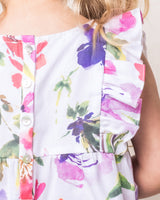 Gardens of Giverny Ruffled Romper