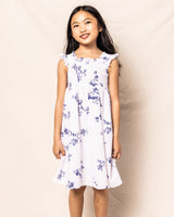 Children's Indigo Floral Margaux Dress