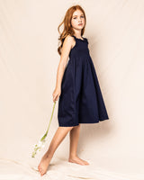 Navy Twill Margaux Dress
