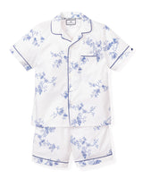 Children's Indigo Floral Classic Short Set