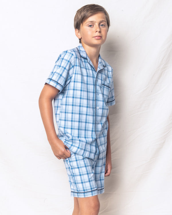 Children's Seafarer Tartan Short Set