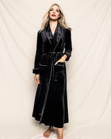 Black Velour Robe