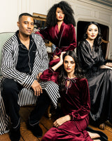 Royal Garnet Velour Harlow Nightgown