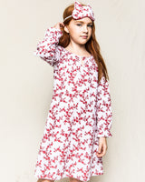 Girl's Brushed Cotton Delphine Nightgown in Knightsbridge Floral