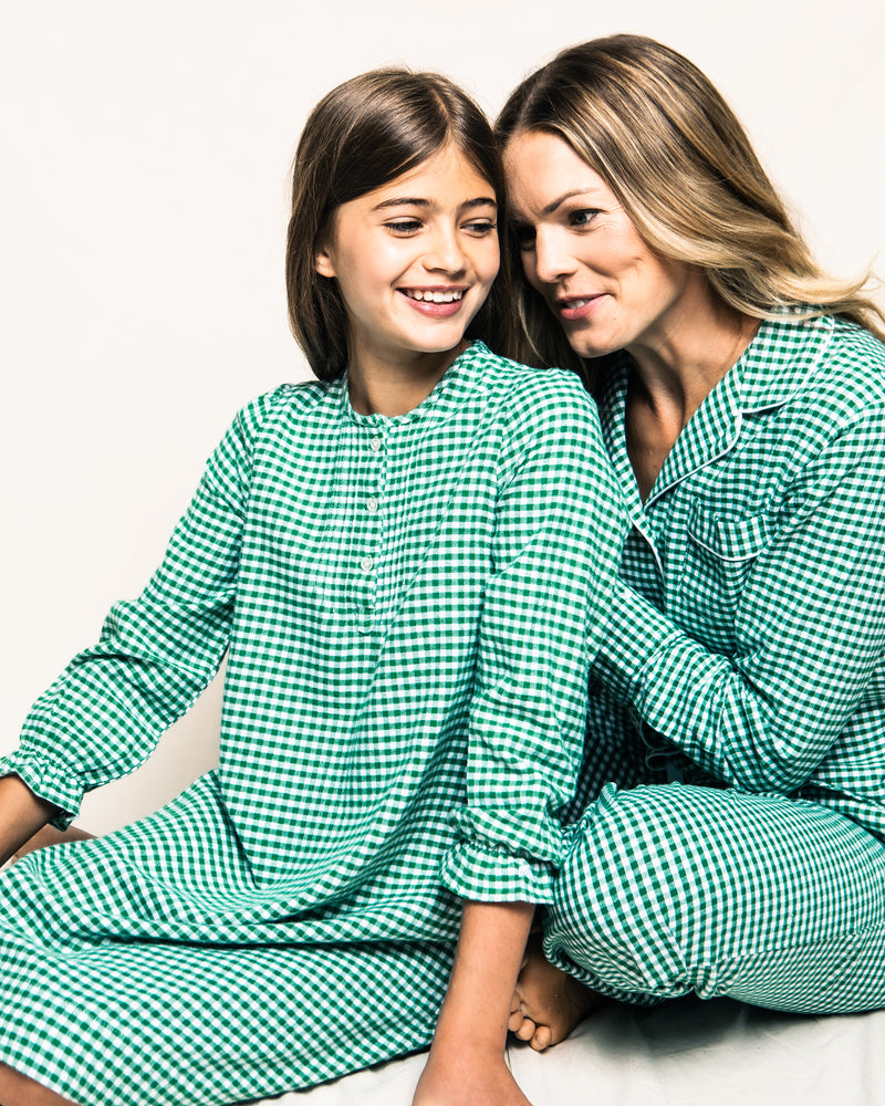 Kids' Holiday Buffalo Check Matching Family Pajamas NightGown