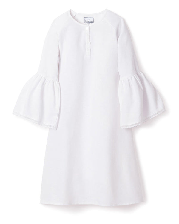 Children's White Flannel Seraphine Nightgown