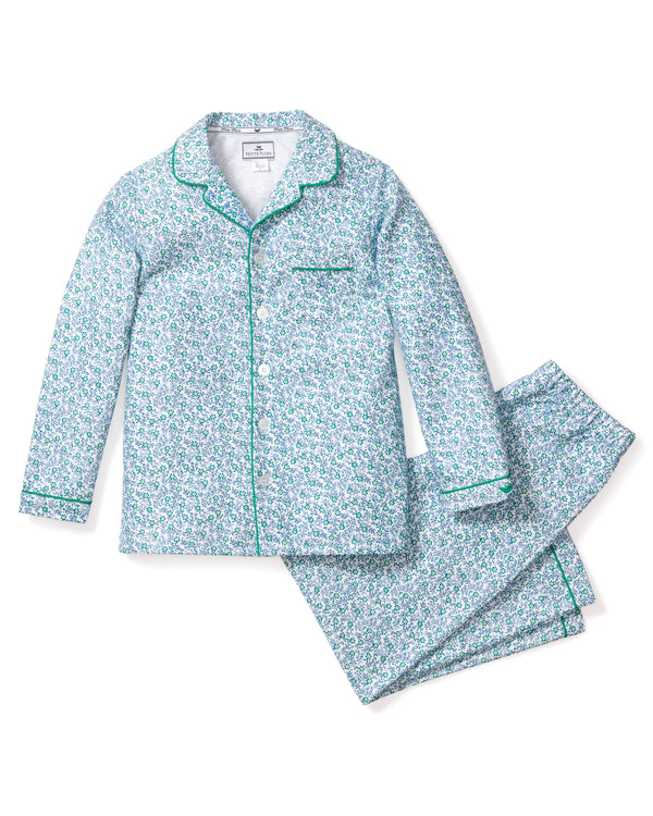 Kid's Flannel Pajama Set in Stafford Floral