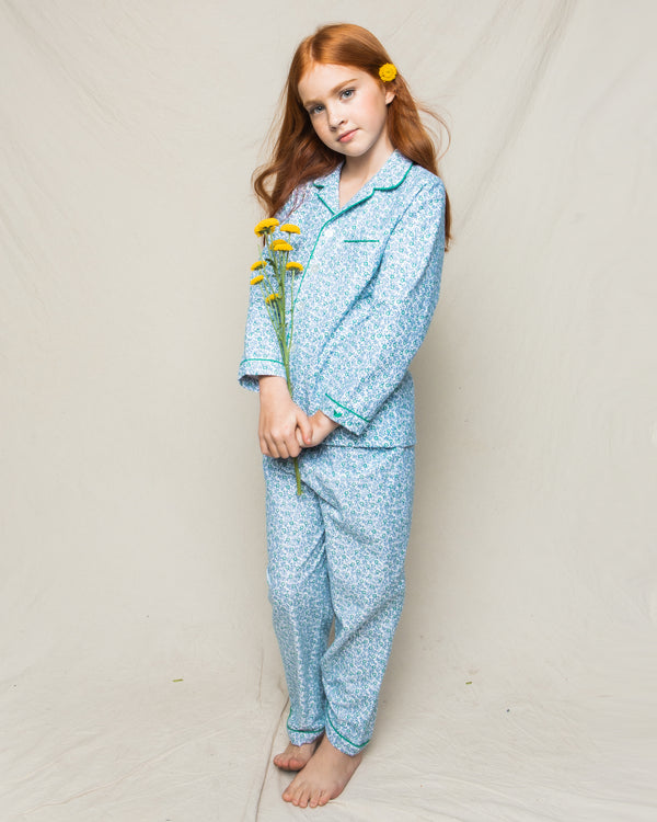Kid's Flannel Pajama Set in Stafford Floral