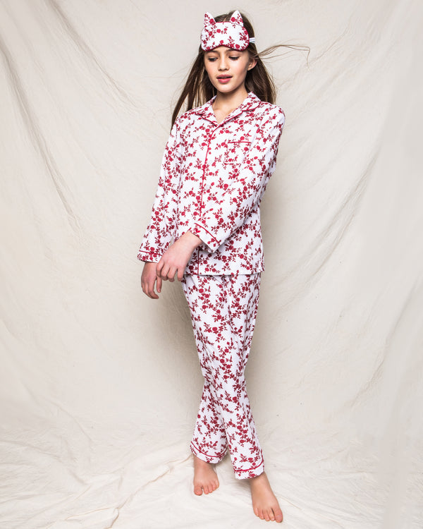 Kid's Flannel Pajama Set in Knightsbridge Floral
