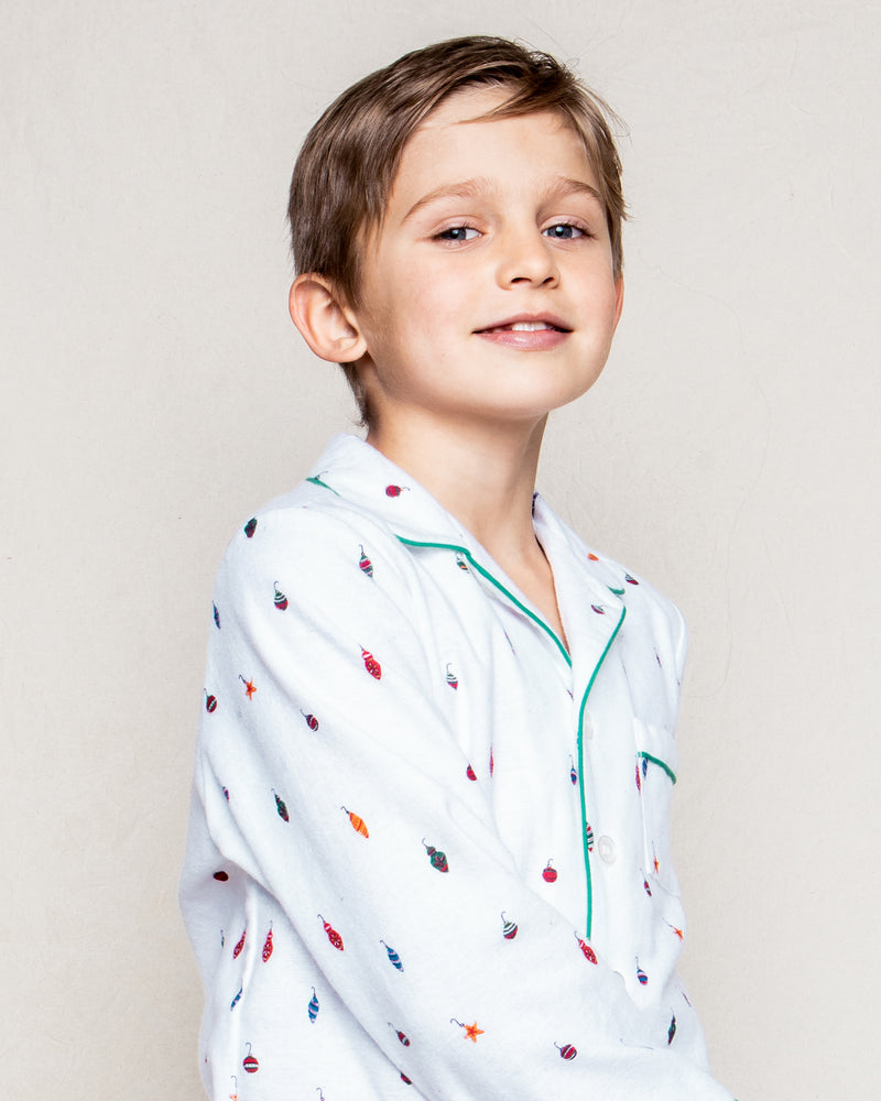 Children's Yuletide Ornaments Pajama Set