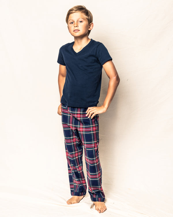 Kid's Brushed Cotton Pajama Pant in Windsor Tartan