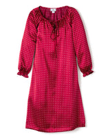 100% Mulberry Silk  Polka Dot Kids Delphine Nightgown
