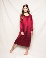 100% Mulberry Silk  Polka Dot Kids Delphine Nightgown