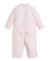 Pink Gingham Romper